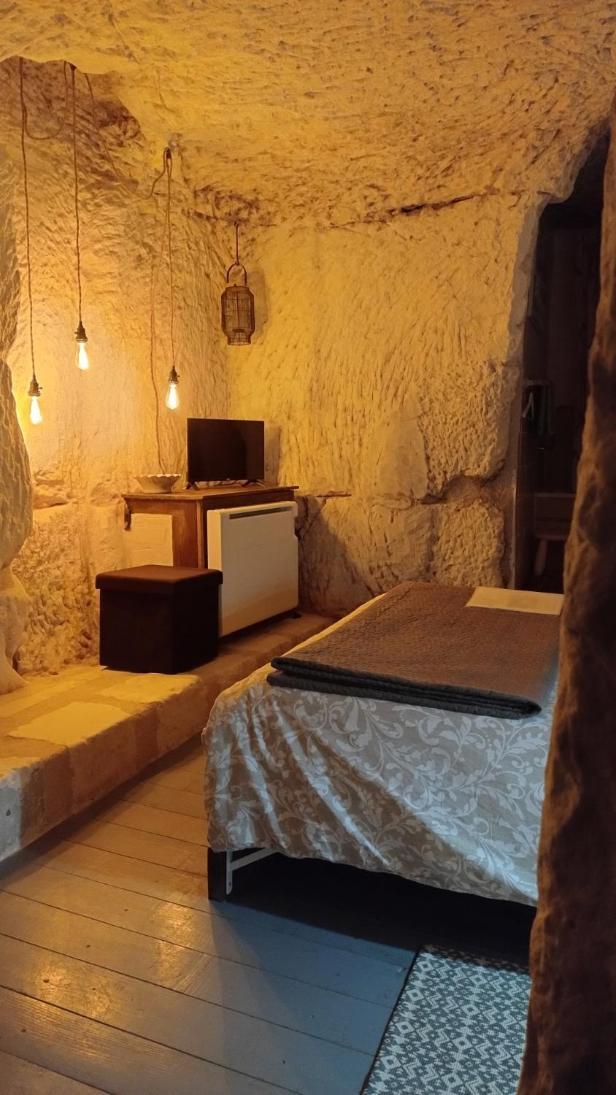 Les Troglos De Beaulieu Loches Ngoại thất bức ảnh